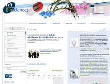 Tablet Screenshot of bretagne-biosciences.fr